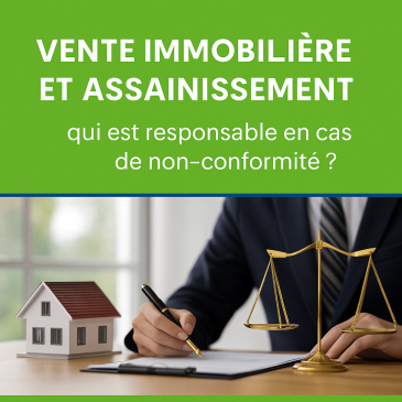 Vente maison et assainissement non conforme : qui paie ?
